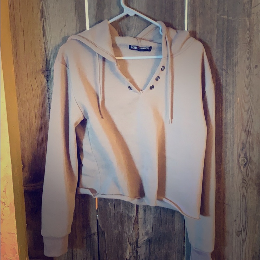 Beige hoodie
